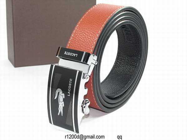 ceinture lacoste reversible