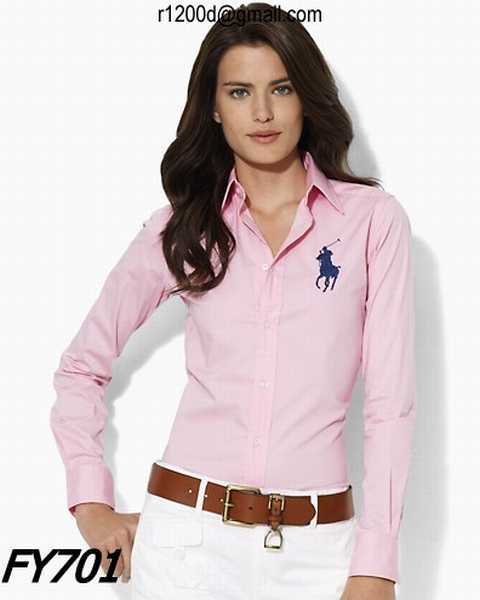 chemise femme ralph lauren pas cher