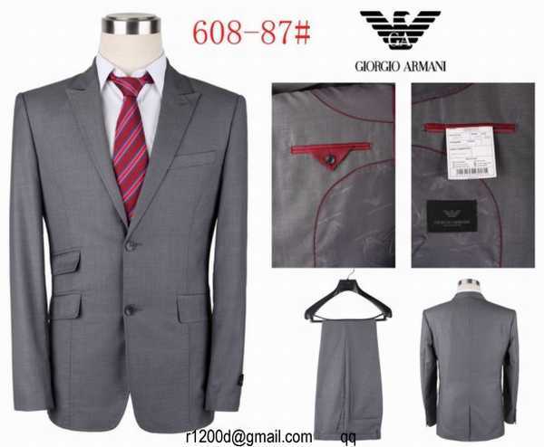 costume homme armani pas cher