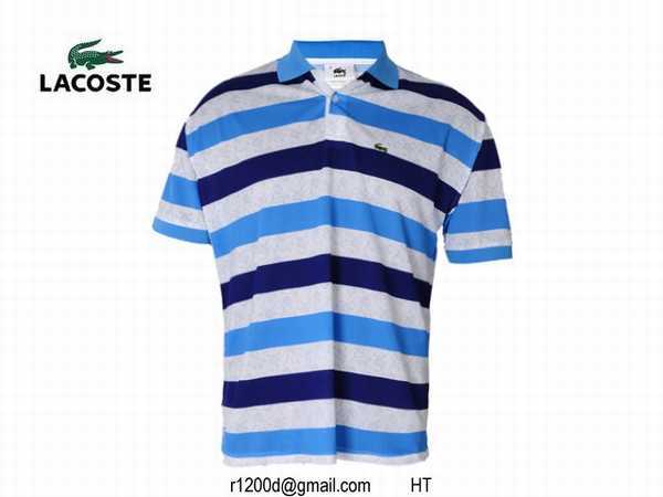 polo lacoste rayé