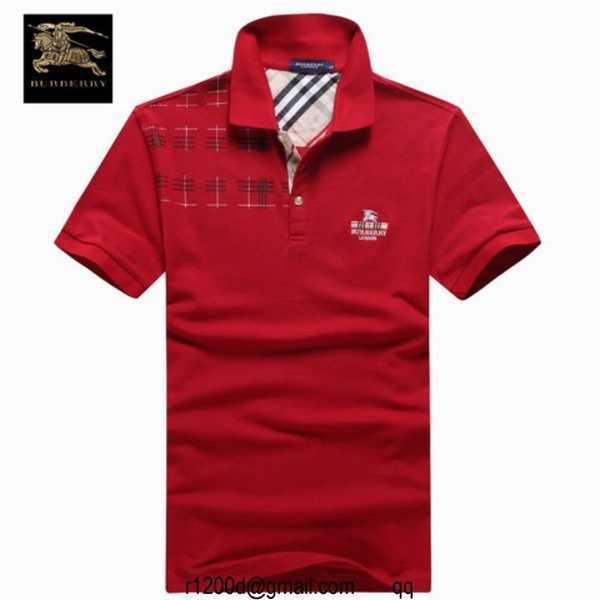 polo manche longue burberry